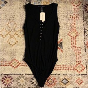 Forever 21 Ribbed Body Suit NEVER WORN